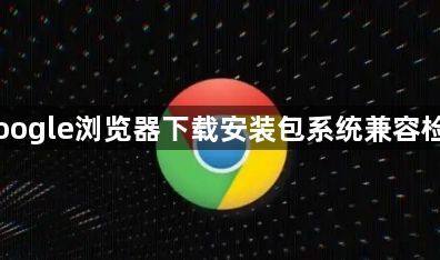 Google浏览器下载安装包系统兼容检测1