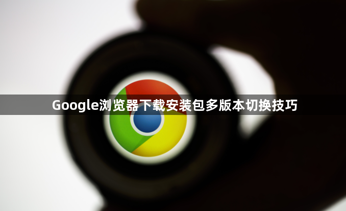 Google浏览器下载安装包多版本切换技巧1