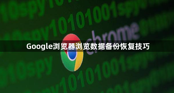 Google浏览器浏览数据备份恢复技巧1