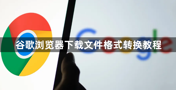 谷歌浏览器下载文件格式转换教程1