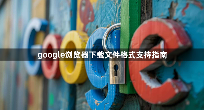 google浏览器下载文件格式支持指南1