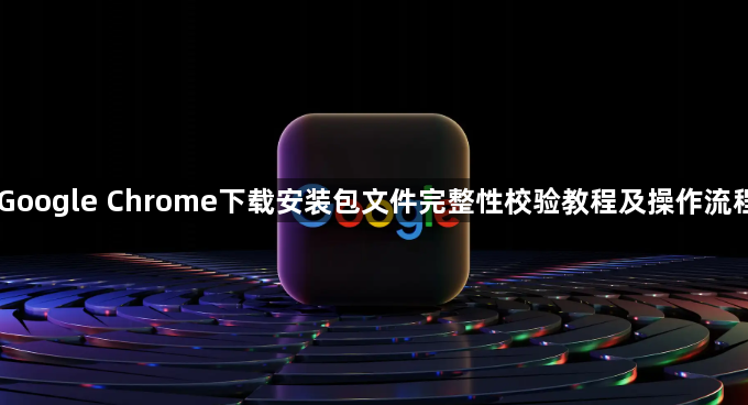 Google Chrome下载安装包文件完整性校验教程及操作流程1