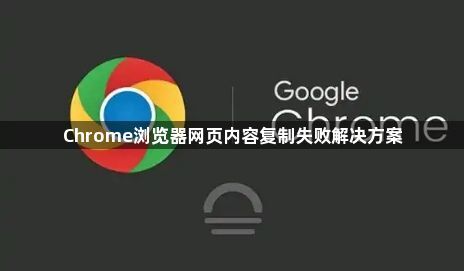 Chrome浏览器网页内容复制失败解决方案1