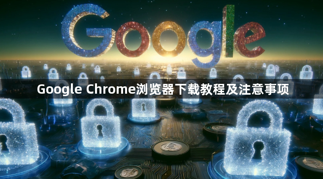 Google Chrome浏览器下载教程及注意事项1