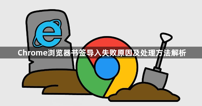Chrome浏览器书签导入失败原因及处理方法解析1