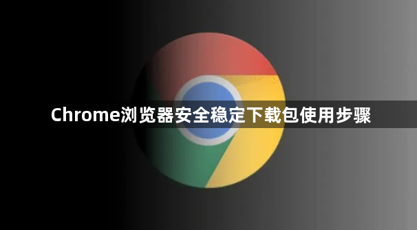 Chrome浏览器安全稳定下载包使用步骤1