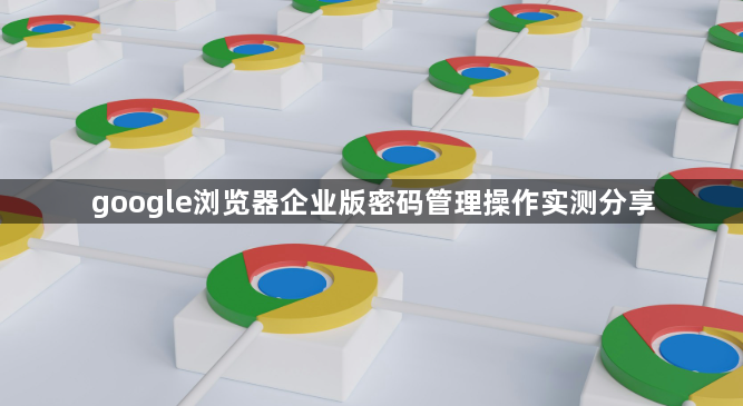 google浏览器企业版密码管理操作实测分享1