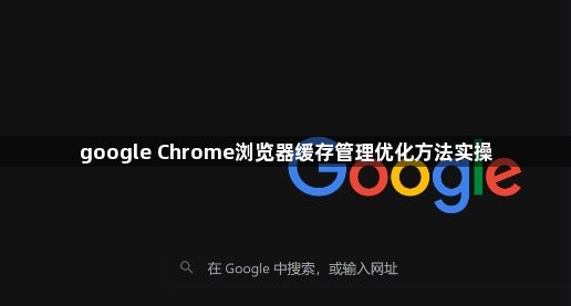 google Chrome浏览器缓存管理优化方法实操1