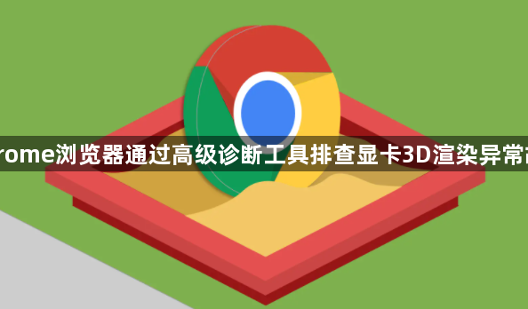 Chrome浏览器通过高级诊断工具排查显卡3D渲染异常故障1