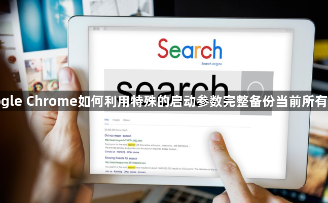 google Chrome如何利用特殊的启动参数完整备份当前所有插件1