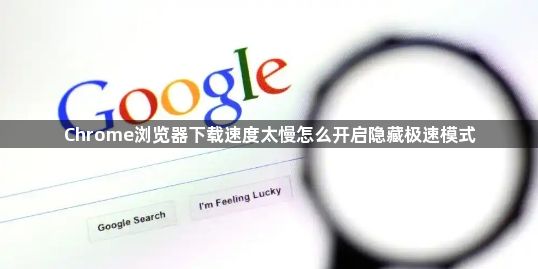 Chrome浏览器下载速度太慢怎么开启隐藏极速模式1