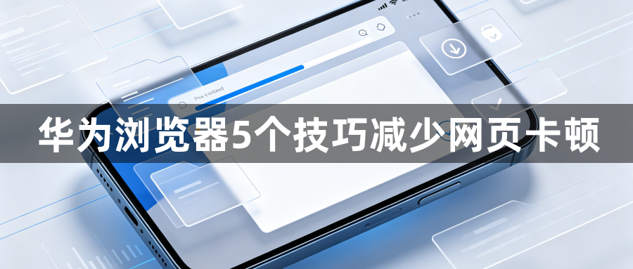 华为浏览器5个技巧减少网页卡顿1
