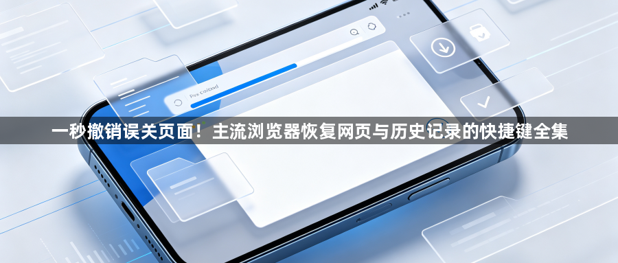 一秒撤销误关页面！主流浏览器恢复网页与历史记录的快捷键全集1