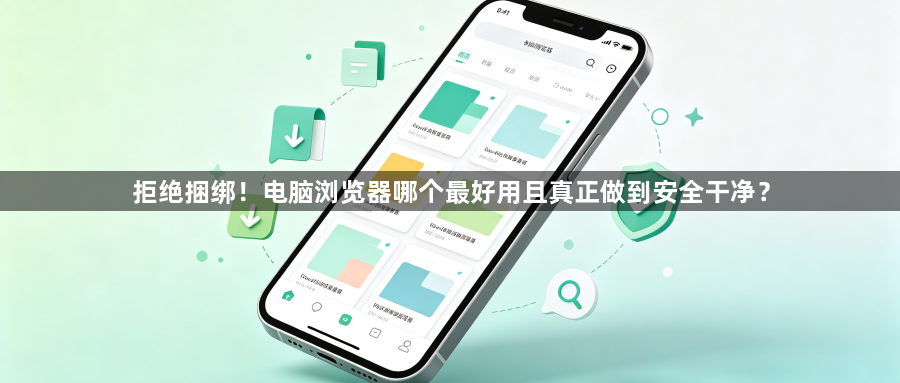 拒绝捆绑!电脑浏览器哪个最好用且真正做到安全干净?1
