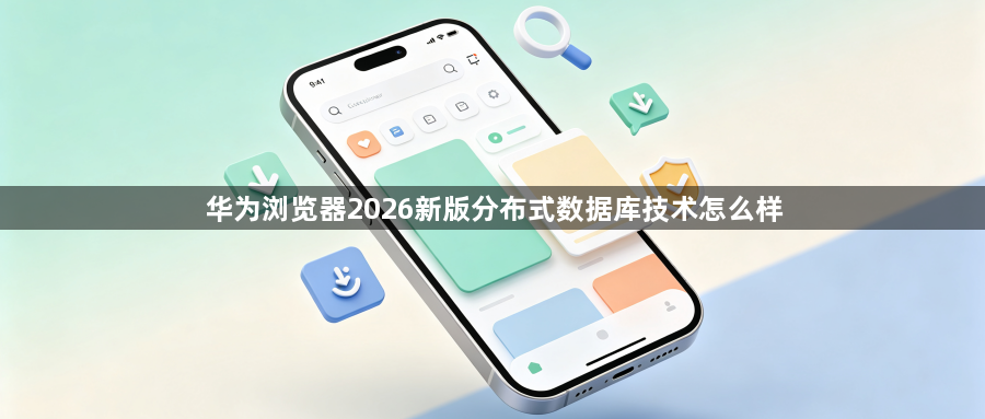 华为浏览器2026新版分布式数据库技术怎么样1