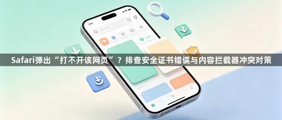 Safari弹出“打不开该网页”？排查安全证书错误与内容拦截器冲突对策1