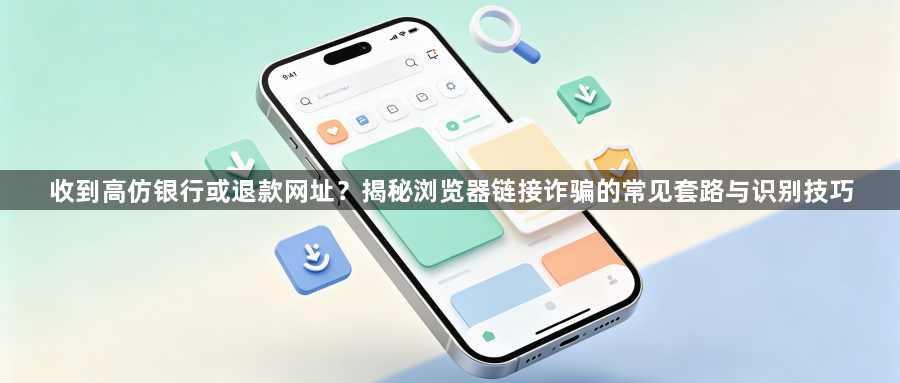 收到高仿银行或退款网址?揭秘浏览器链接诈骗的常见套路与识别技巧1