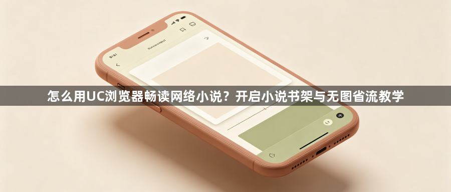 怎么用UC浏览器畅读网络小说?开启小说书架与无图省流教学1