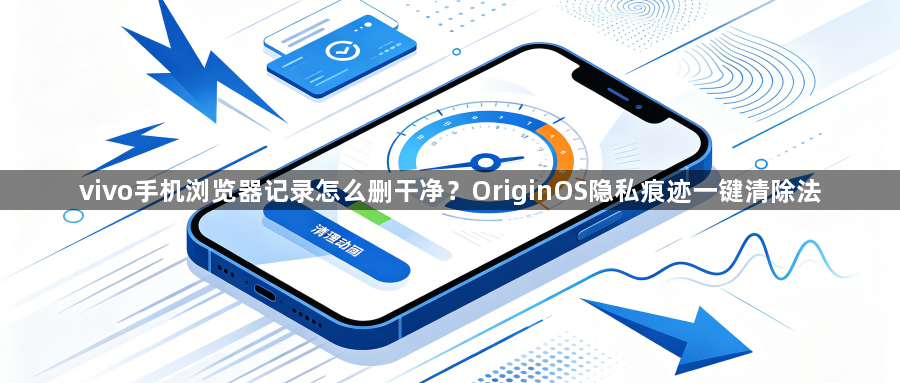 vivo手机浏览器记录怎么删干净?OriginOS隐私痕迹一键清除法1