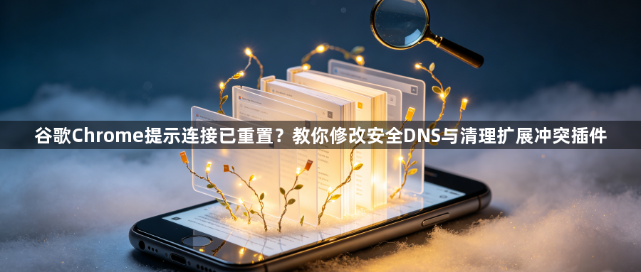 谷歌Chrome提示连接已重置?教你修改安全DNS与清理扩展冲突插件1