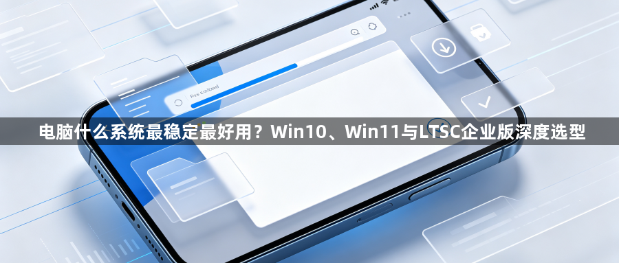 电脑什么系统最稳定最好用?Win10、Win11与LTSC企业版深度选型1