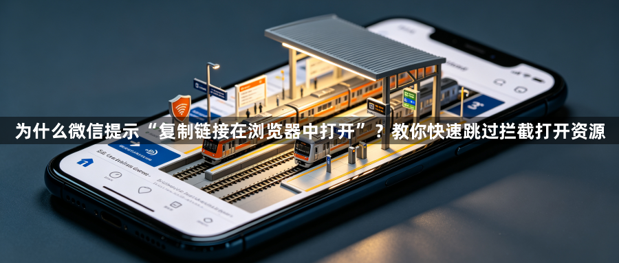 为什么微信提示“复制链接在浏览器中打开”?教你快速跳过拦截打开资源1