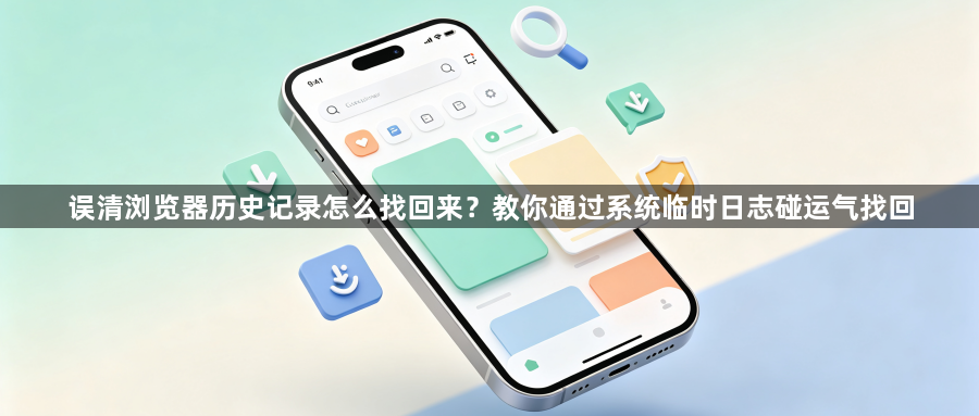 误清浏览器历史记录怎么找回来?教你通过系统临时日志碰运气找回1