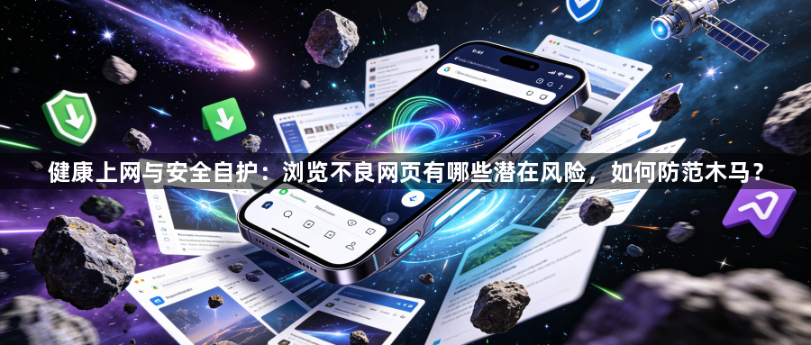 健康上网与安全自护:浏览不良网页有哪些潜在风险,如何防范木马?1