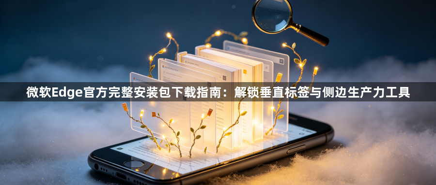 微软Edge官方完整安装包下载指南:解锁垂直标签与侧边生产力工具1
