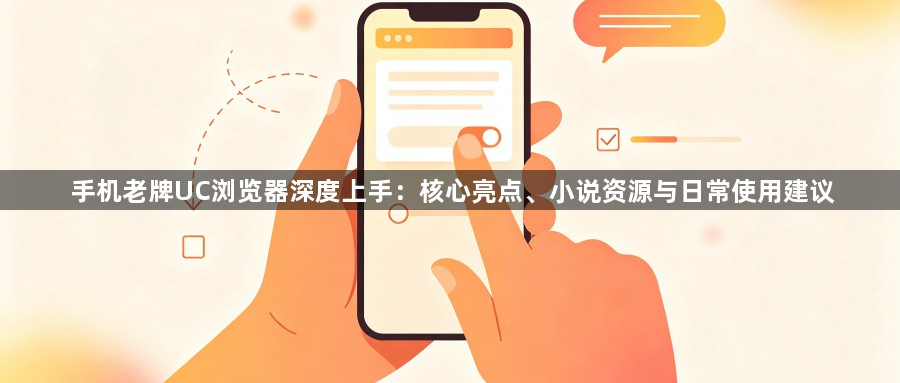 手机老牌UC浏览器深度上手：核心亮点、小说资源与日常使用建议1