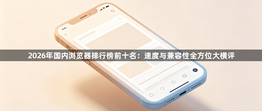 2026年国内浏览器排行榜前十名：速度与兼容性全方位大横评1