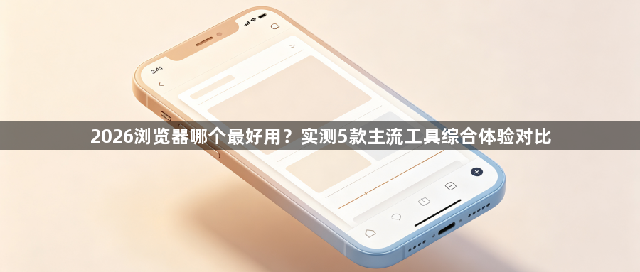 2026浏览器哪个最好用？实测5款主流工具综合体验对比1