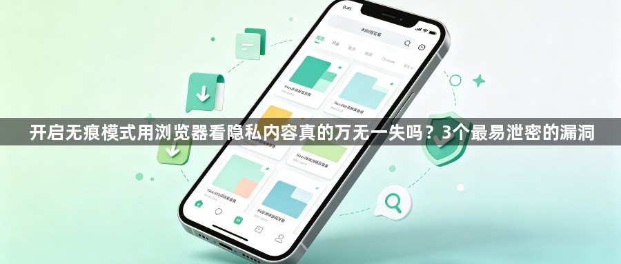 开启无痕模式用浏览器看隐私内容真的万无一失吗？3个最易泄密的漏洞1