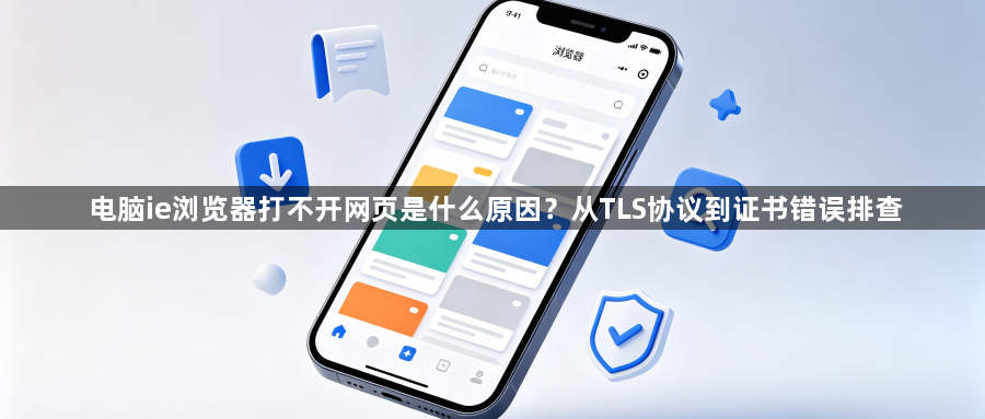 电脑ie浏览器打不开网页是什么原因？从TLS协议到证书错误排查1