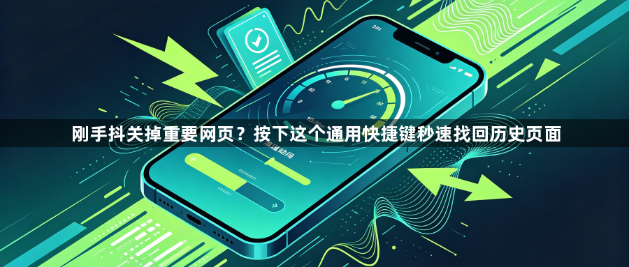 刚手抖关掉重要网页?按下这个通用快捷键秒速找回历史页面1
