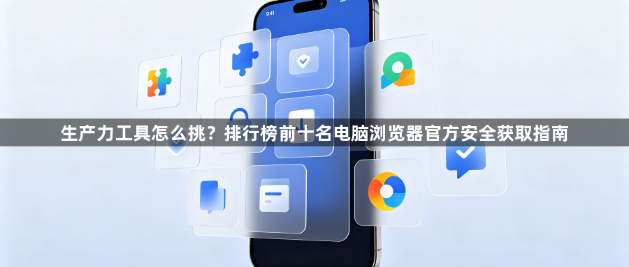 生产力工具怎么挑？排行榜前十名电脑浏览器官方安全获取指南1