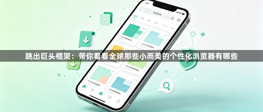 跳出巨头框架:带你看看全球那些小而美的个性化浏览器有哪些1