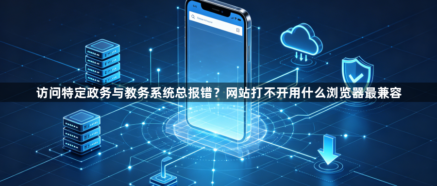 访问特定政务与教务系统总报错?网站打不开用什么浏览器最兼容1