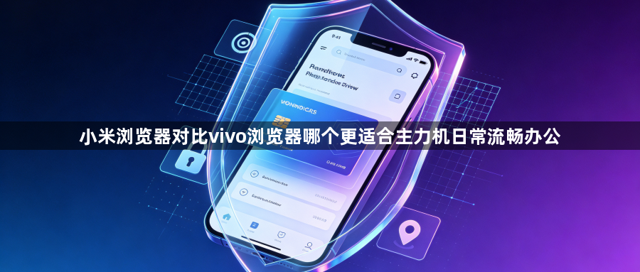 小米浏览器对比vivo浏览器哪个更适合主力机日常流畅办公1