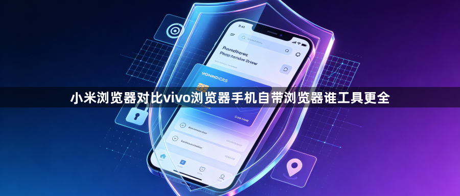 小米浏览器对比vivo浏览器手机自带浏览器谁工具更全1